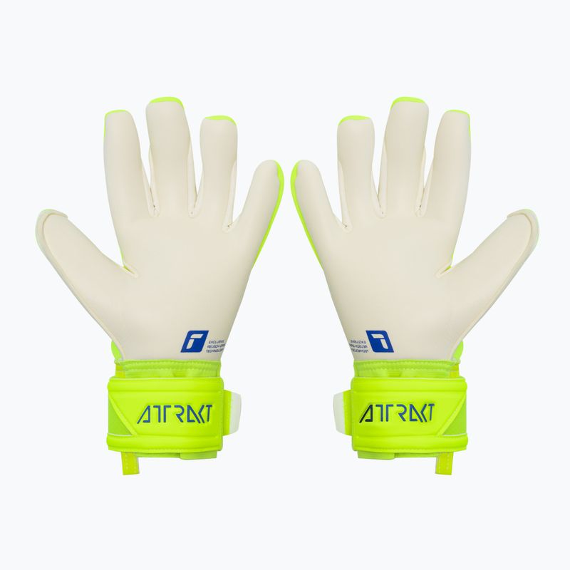 Reusch Attrakt Freegel Gold X brankárske rukavice žlté 5270935 2