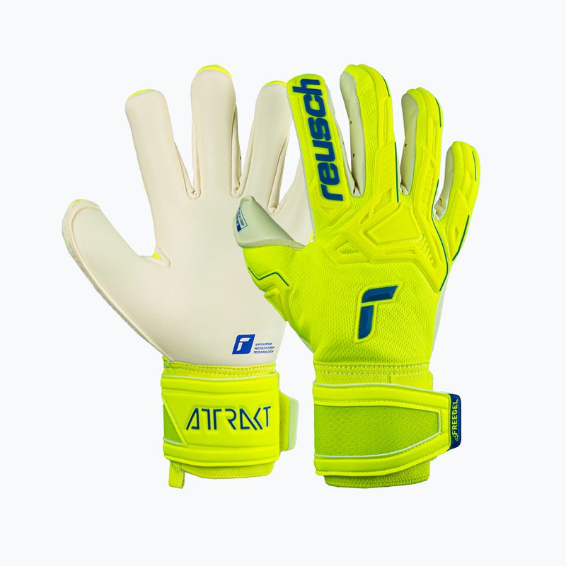 Reusch Attrakt Freegel Gold X brankárske rukavice žlté 5270935 4