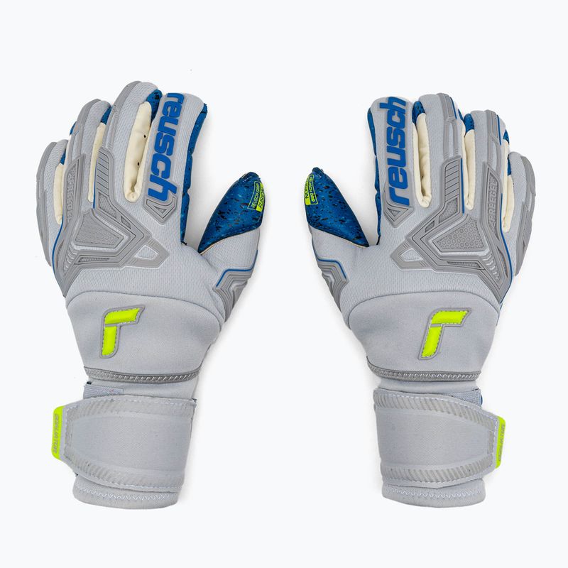 Reusch Attrakt Freegel Fusion Ortho-Tec Brankárske rukavice sivé 52799