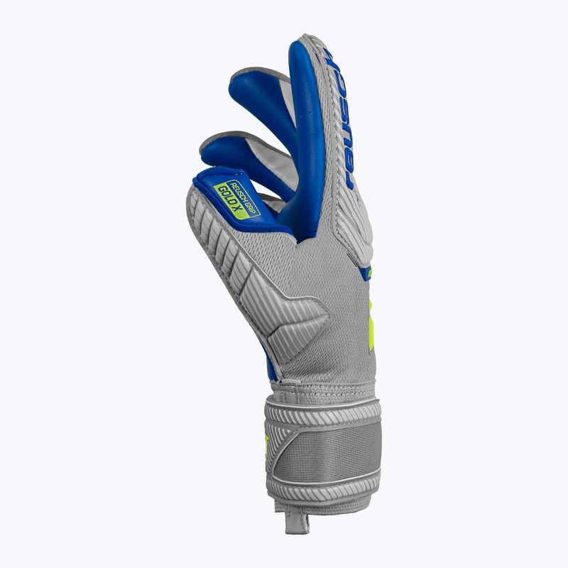 Brankárske rukavice Reusch Attrakt Gold X sivomodré 5270945-6006 7