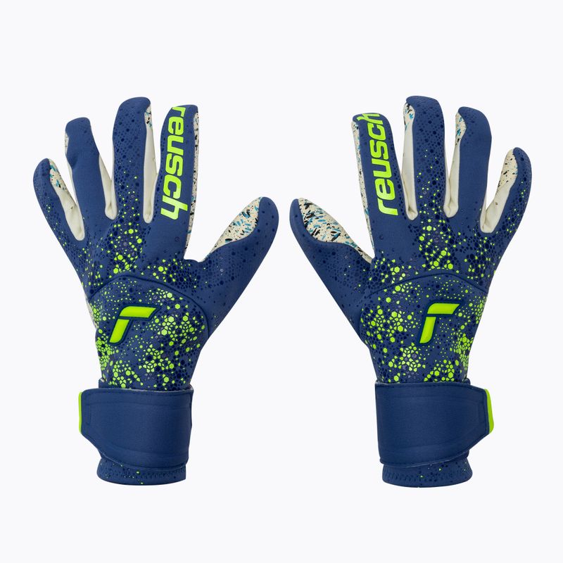 Brankárske rukavice Reusch Pure Contact Fusion 4018 modré 5270900-4018
