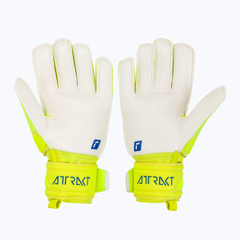 Reusch brankárske rukavice Attrakt Solid yellow 5270515-2001 2
