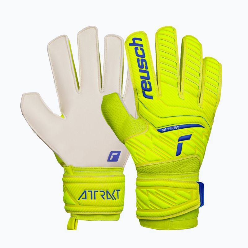 Reusch brankárske rukavice Attrakt Solid yellow 5270515-2001 5