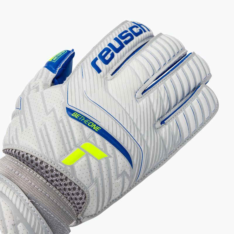 Detské brankárske rukavice Reusch Attrakt Silver Roll Finger Junior sivé 5272217 3