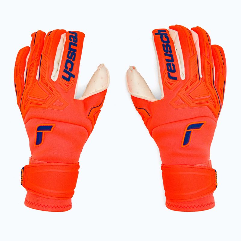 Reusch Attrakt Freegel SpeedBump brankárske rukavice oranžové 52779