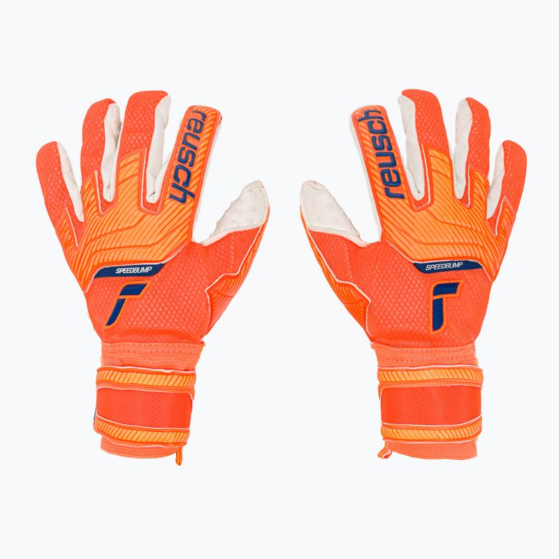 Reusch Attrakt SpeedBump brankárske rukavice oranžové 527039-2290
