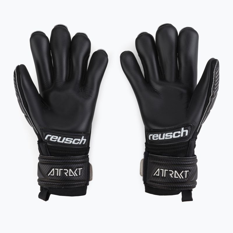 Detské brankárske rukavice Reusch Attrakt Infinity Finger Support čierne 5272720 2