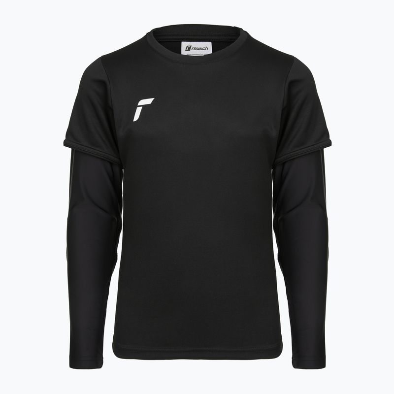 Detský brankársky dres Reusch Goalkeeping Jersey Padded Junior black/silver
