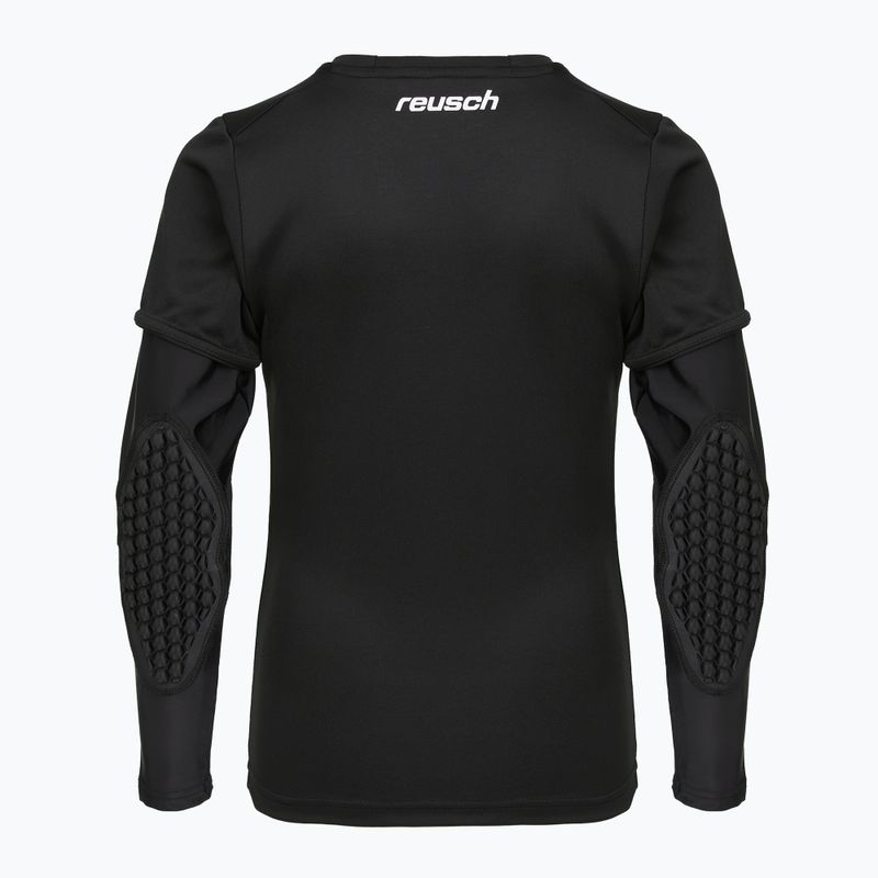 Detský brankársky dres Reusch Goalkeeping Jersey Padded Junior black/silver 2