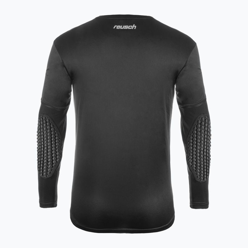 Detský brankársky dres Reusch Goalkeeping Jersey Padded Junior black/silver 2