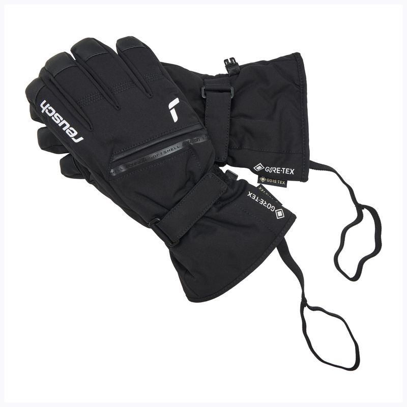 Lyžiarske rukavice Reusch Morris GORE-TEX black/white 6