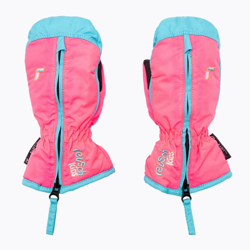 Detské lyžiarske rukavice Reusch Ben Mitten knockout pink/bachelor button 3
