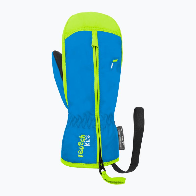 Detské lyžiarske rukavice Reusch Ben Mitten brilliant blue/safety yel 2