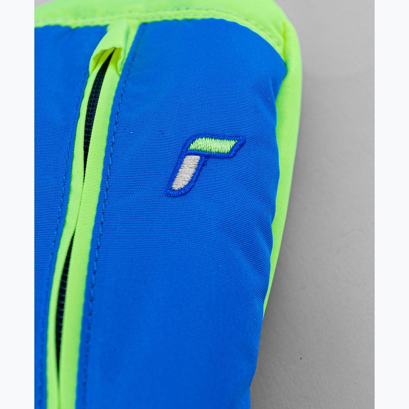Detské lyžiarske rukavice Reusch Ben Mitten brilliant blue/safety yel 5