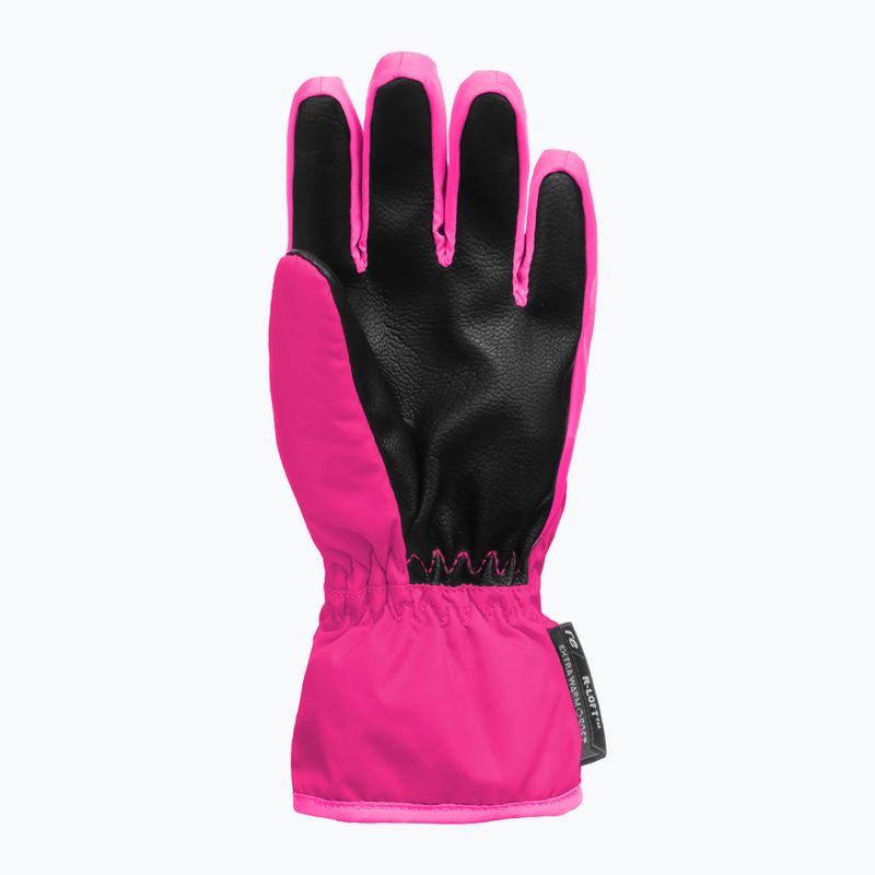 Detské lyžiarske rukavice Reusch Ben fuchsia purple/knockout pink 4