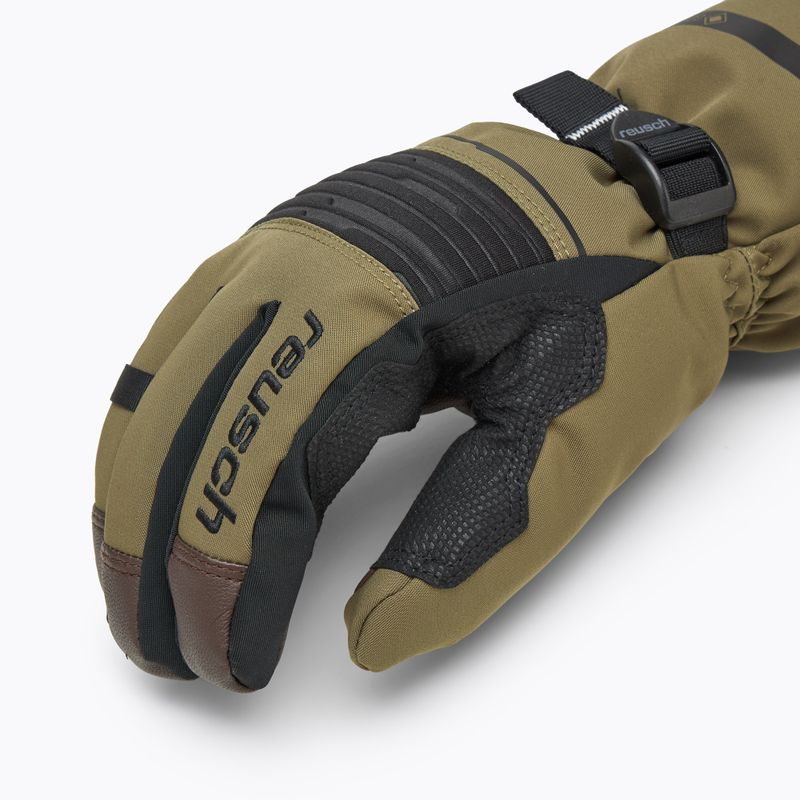 Lyžiarske rukavice Reusch Isidro GTX burnt olive/dark brown 4