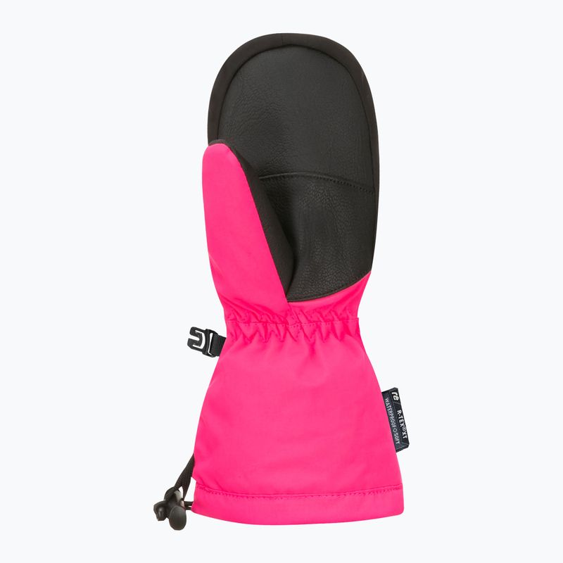 Detské lyžiarske rukavice  Reusch Kaden Down R-Tex XT Mitten pink glo 3