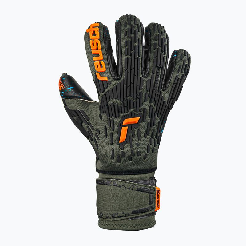 Reusch Attrakt Freegel Fusion Ortho-Tec Brankárske rukavice zelené 5379-5555 7