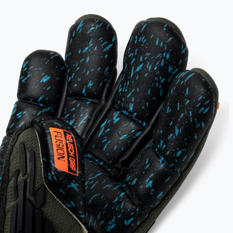Reusch Attrakt Freegel Fusion Ortho-Tec Brankárske rukavice zelené 5379-5555 4