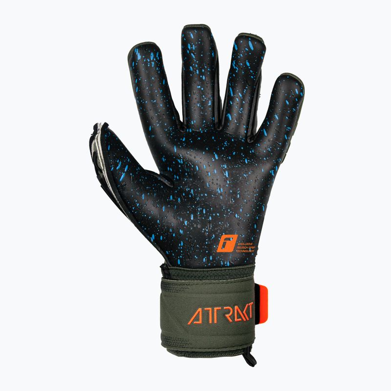 Reusch Attrakt Freegel Fusion Brankárske rukavice zelené 53795-5555 8