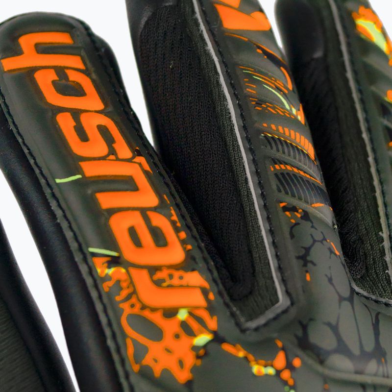 Reusch Attrakt Gold X Finger Support Junior brankárske rukavice zeleno-čierne 5372050-5555 8