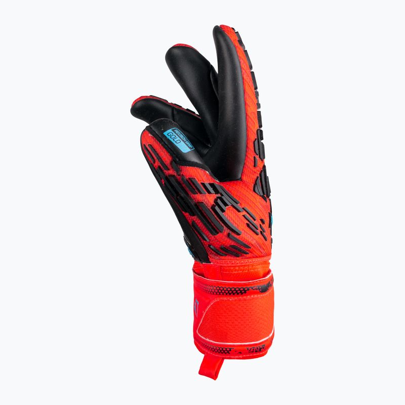 Reusch Attrakt Freegel Gold Finger Support Brankárske rukavice červené 5370130-3333 6