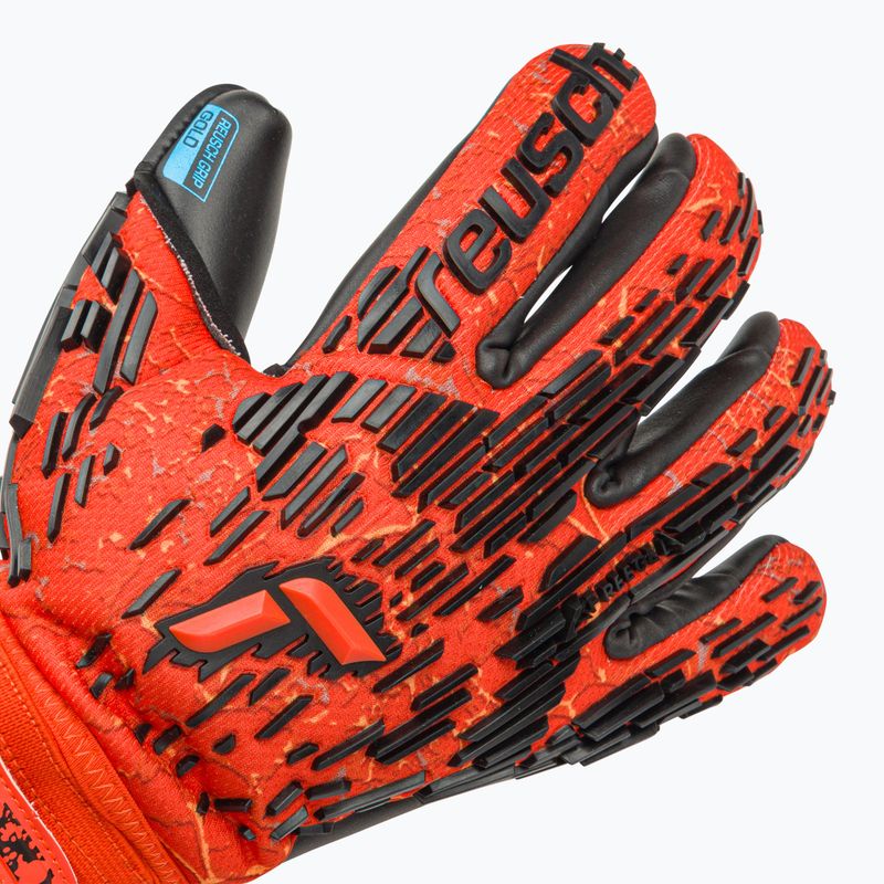 Reusch Attrakt Freegel Gold Finger Support Brankárske rukavice červené 5370130-3333 3