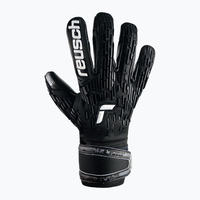Reusch Attrakt Freegel Gold X zelené brankárske rukavice 5370935-5556 4