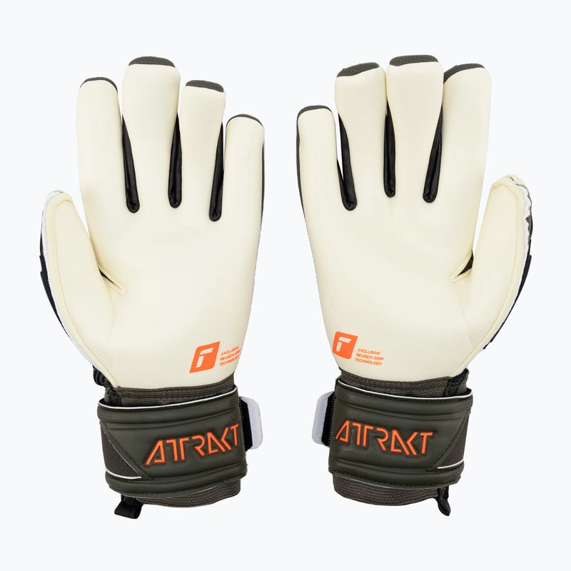 Reusch Attrakt Freegel Gold X zelené brankárske rukavice 5370935-5556 2