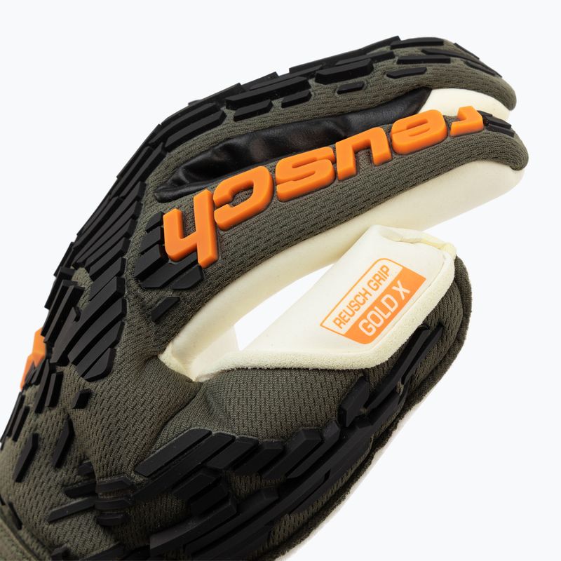 Reusch Attrakt Freegel Gold X zelené brankárske rukavice 5370935-5556 3