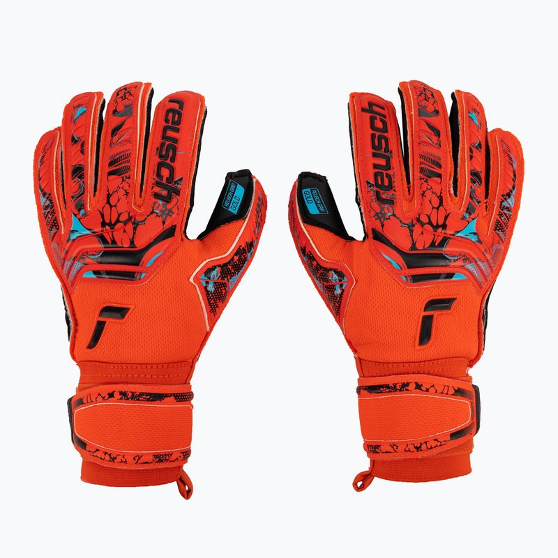 Brankárske rukavice Reusch Attrakt Gold Roll Finger Red 5370137-3333