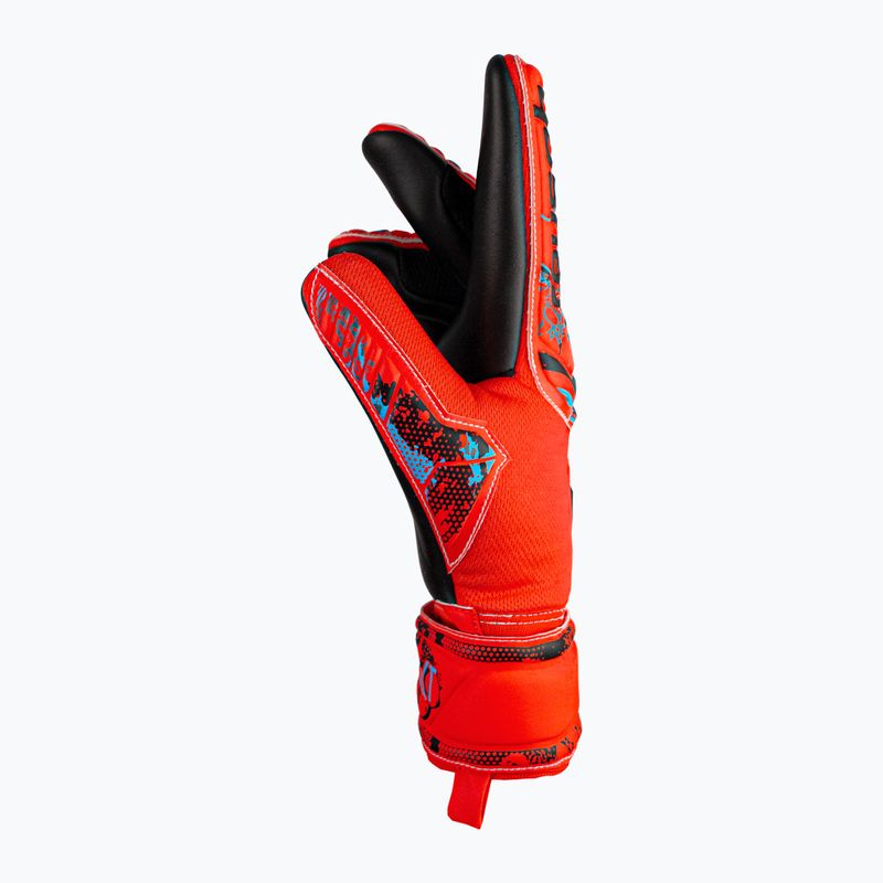 Detské brankárske rukavice Reusch Attrakt Grip Evolution Finger Support Junior červené 5372820-3333 6