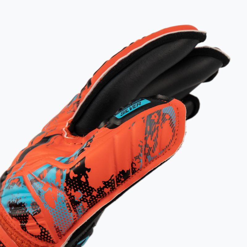 Detské brankárske rukavice Reusch Attrakt Silver Roll Finger Junior Red 5372217-3333 3
