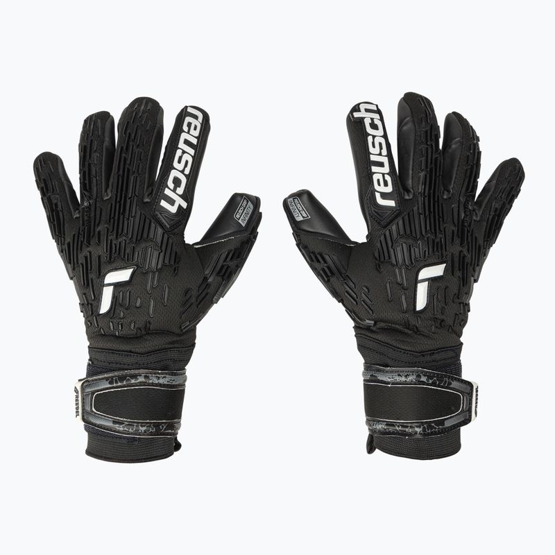 Reusch Attrakt Freegel Infinity Finger Support Brankárske rukavice čierne 5370730-7700