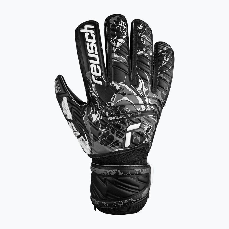 Reusch Attrakt Resist Finger Support Brankárske rukavice čierne 5370610-7700 4