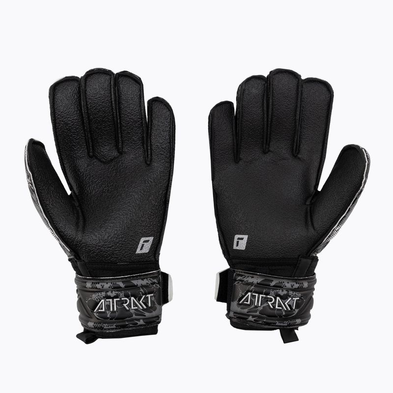 Reusch Attrakt Resist Finger Support Brankárske rukavice čierne 5370610-7700 2