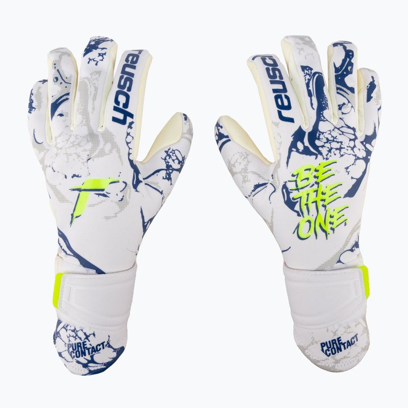 Reusch Pure Contact Gold X brankárske rukavice biele 5370901-1089