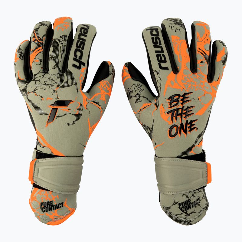 Reusch Pure Contact Gold brankárske rukavice zelené 5370100-5444