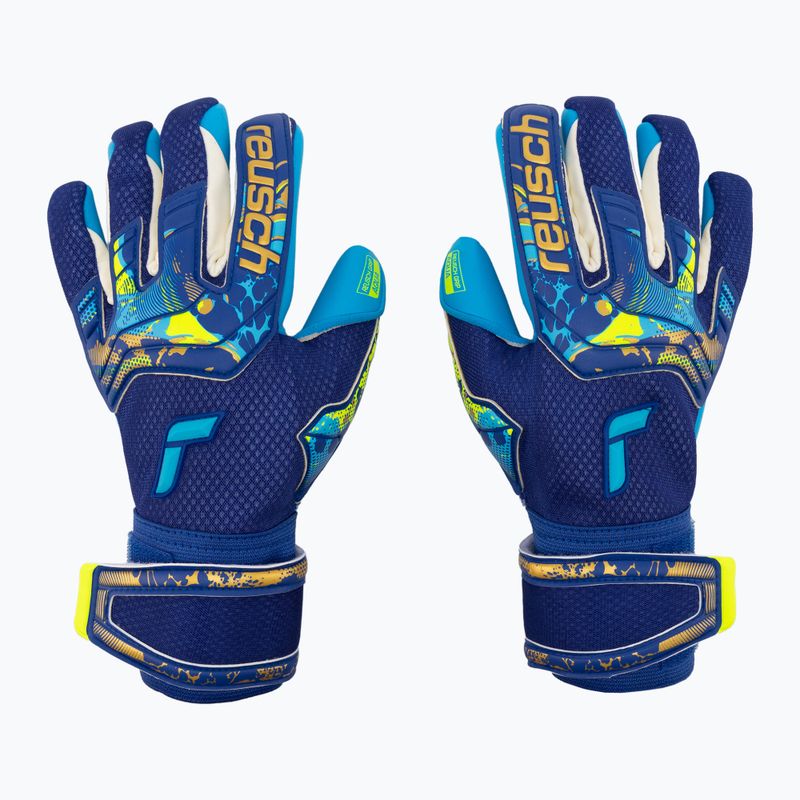 Reusch brankárske rukavice Attrakt Aqua blue 5370439-4433