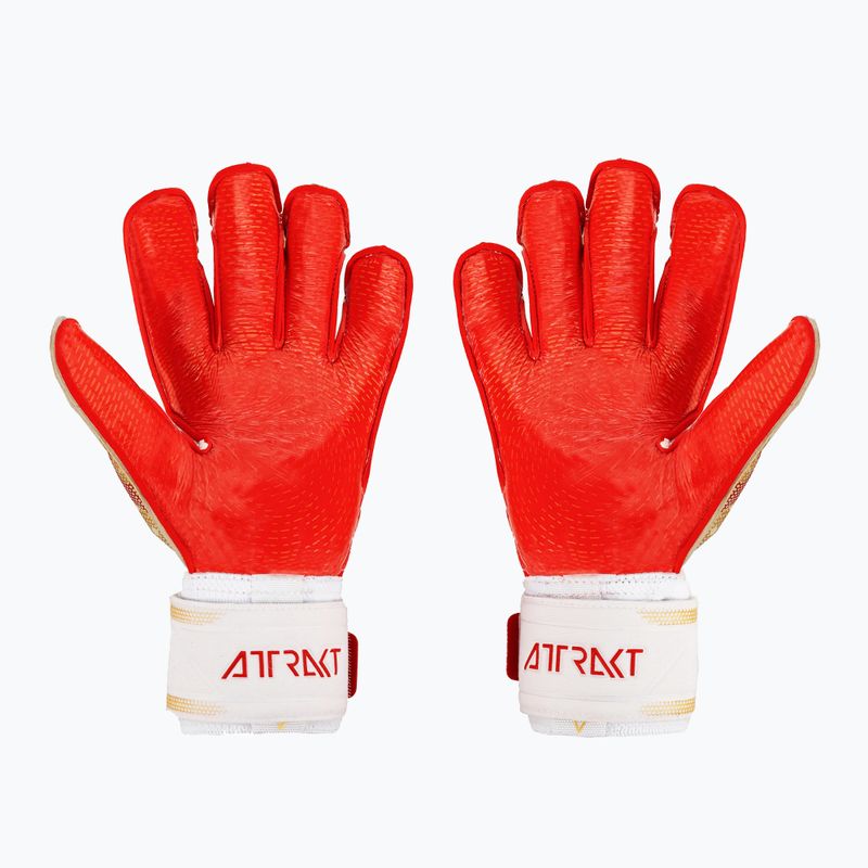 Brankárske rukavice Reusch Attrakt Gold X GluePrint biele 5370975-1011 2