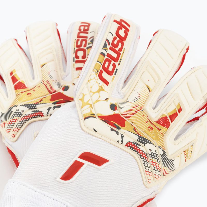 Brankárske rukavice Reusch Attrakt Gold X GluePrint biele 5370975-1011 4