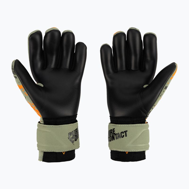 Detské brankárske rukavice Reusch Pure Contact Gold Junior zelené 5372100-5444 2