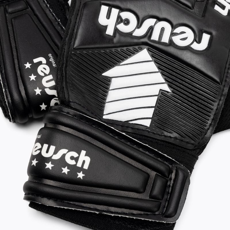 Detské brankárske rukavice Reusch Legacy Arrow Solid Junior čierne 5372504-7700 4