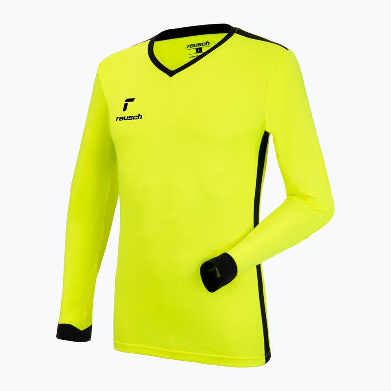 Detské brankárske tričko Reusch Match Longsleeve Padded Junior žlté 5321700