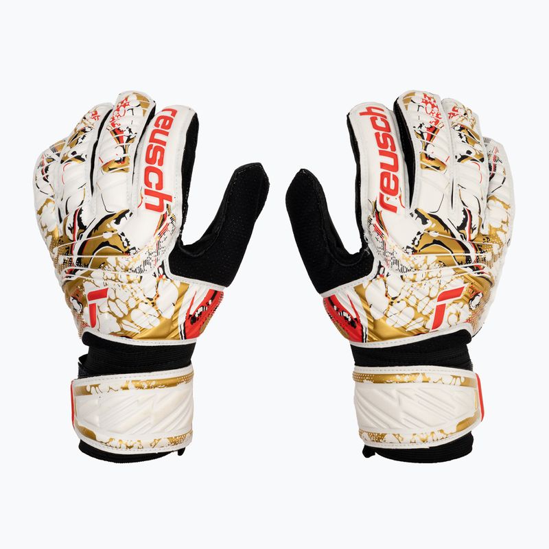 Reusch brankárske rukavice Attrakt Solid white 5370515-1131