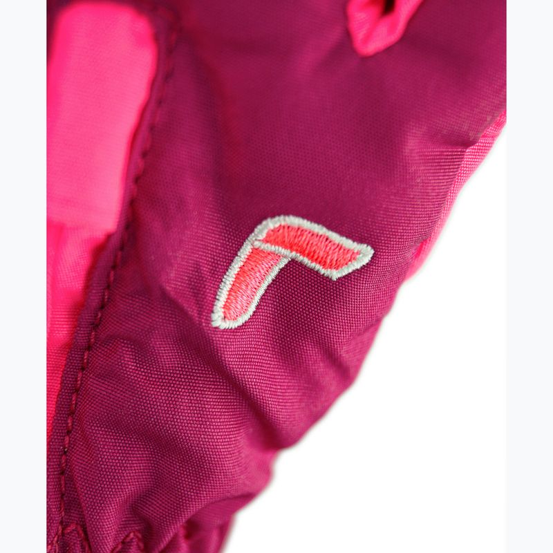 Detské lyžiarske rukavice Reusch Tom fuchs purp/knockout pink 4