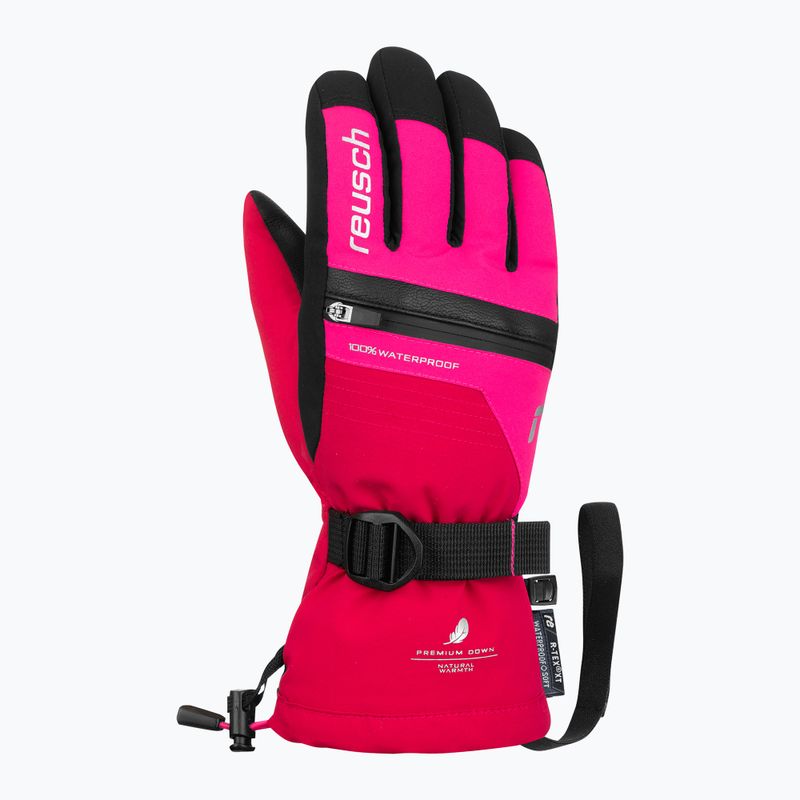 Detské lyžiarske rukavice Reusch Lando R-TEX XT cerise/pink glo 2