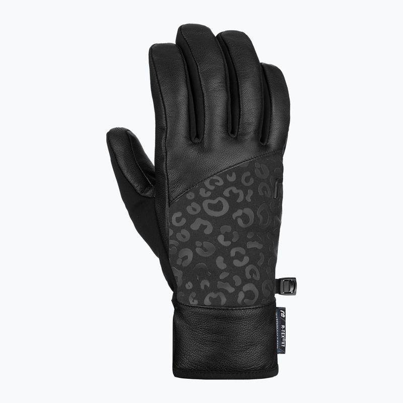 Dámske lyžiarske rukavice Reusch Beatrix R-Tex XT black/black leopard 7
