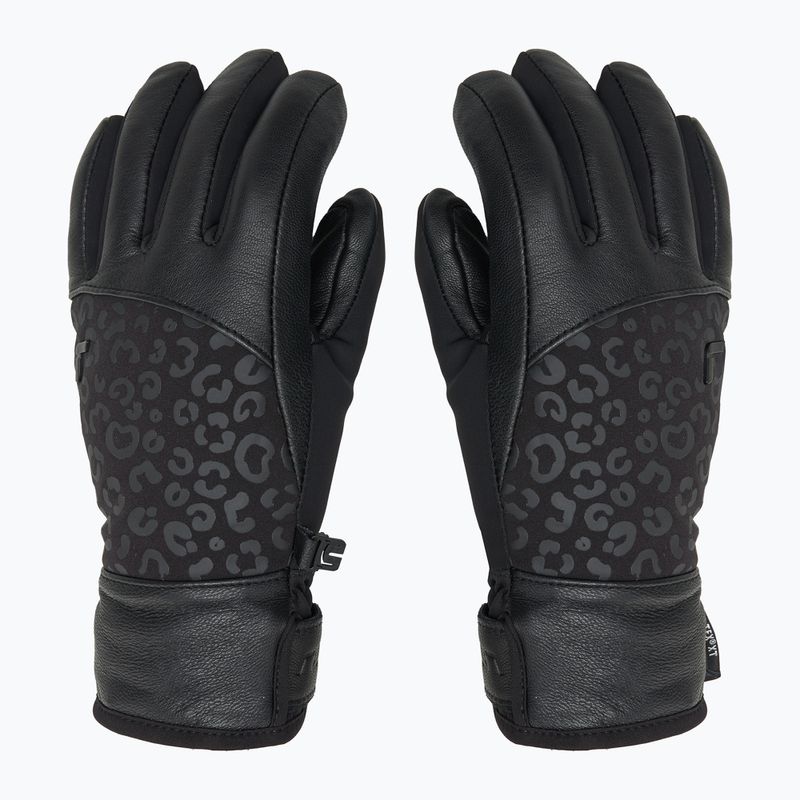 Dámske lyžiarske rukavice Reusch Beatrix R-Tex XT black/black leopard 3