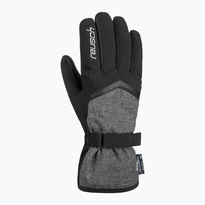 Lyžiarske rukavice Reusch Moni R-Tex Xt black/black melange 6
